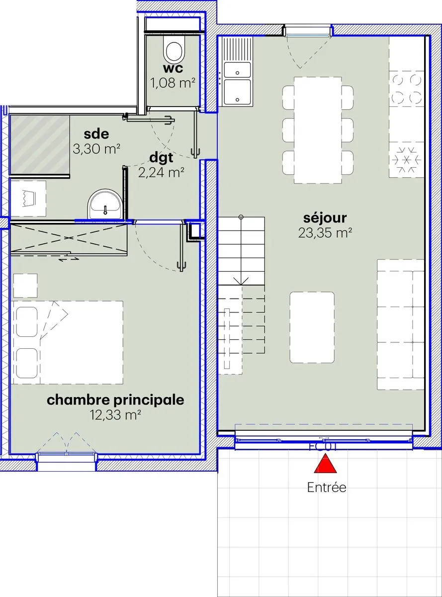 Location Saint-Ouen-l'Aumône Appartement 039a5901