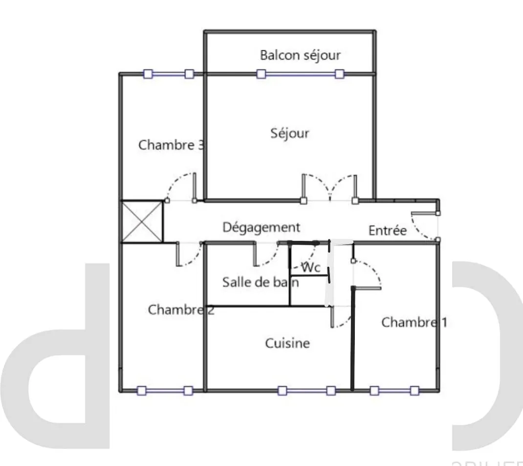 Location Écully Appartement 6759b6e1b43c