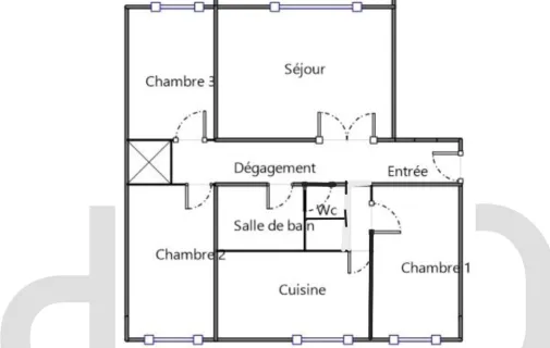 Location Écully Appartement 6759b6e1b43c