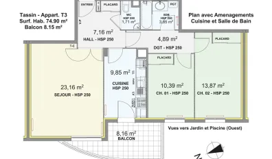 Location Tassin-la-Demi-Lune Appartement 6be33411