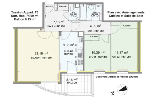 Location Tassin-la-Demi-Lune Appartement 6be33411