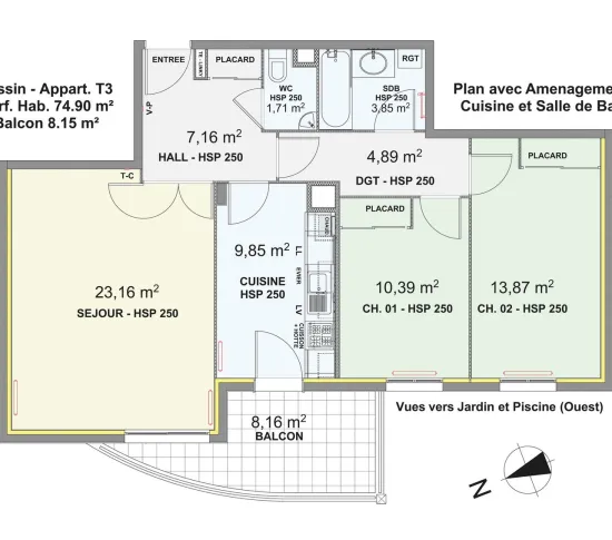 Location Tassin-la-Demi-Lune Appartement 6be33411