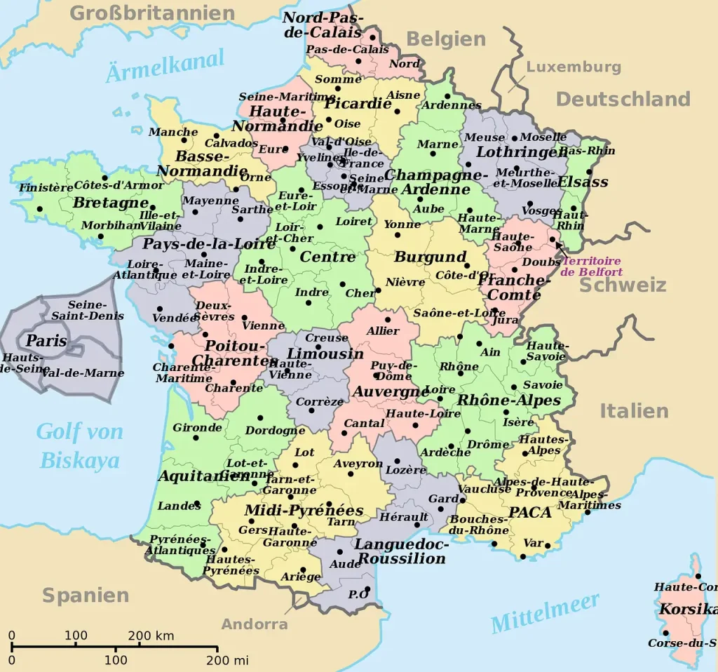 Carte de France